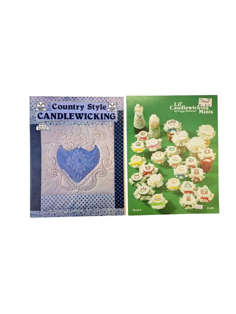 Vintage Country Style Candlewicking Lil Candlewicking Instruction Pattern Books